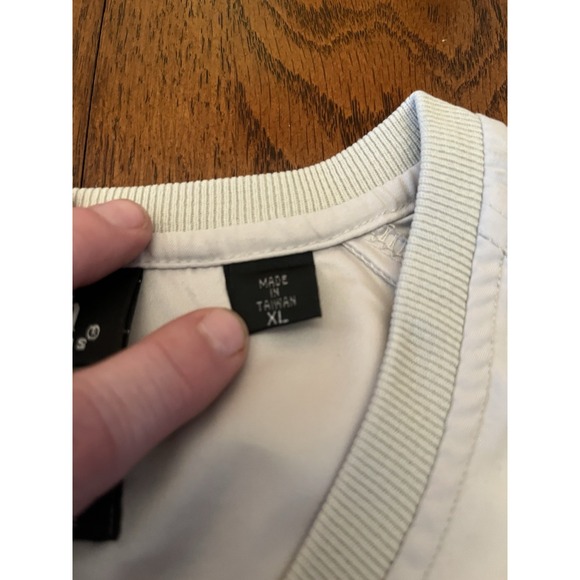 Ashworth Weather System‎ Golf Pullover Windbreaker Taupe Cream Women's XL - Picture 2 of 7